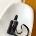 Louis Vuitton Women's Black Grained Leather Handbag with Crystal Embellishments & Signature LV Logo M25934 #B57300