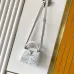 Louis Vuitton Women's White Grained Leather Handbag with Crystal Embellishments & Signature LV Logo M25934 #B57299