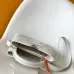 Louis Vuitton Women's White Grained Leather Handbag with Crystal Embellishments & Signature LV Logo M25934 #B57299