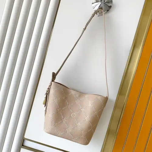 LV All In MM Bucket Bag Monogram Empreinte Couture M28524 21x24x16cm #A67497