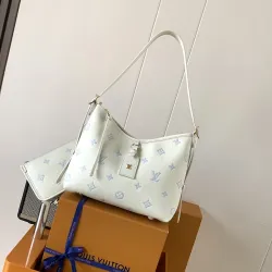 LV CarryAll PM Monogram Leather Shoulder Bag 29×24×12cm #B65059