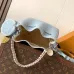 LV Light Blue Mahina Anytime Bucket M28885 W19xH22xL14cm #B67215