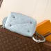 LV Light Blue Mahina Anytime Bucket M28885 W19xH22xL14cm #B67215