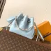 LV Light Blue Mahina Anytime Bucket M28885 W19xH22xL14cm #B67215