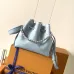 LV Light Blue Mahina Anytime Bucket M28885 W19xH22xL14cm #B67215