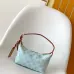 LV Original M28250 Hills Pochette | Blue Denim Underarm Bag 18.5 cm #B60243
