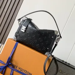 LV Side Trunk Monogram Bold Crossbody Box Bag M14572 16×8.5×23.5CM #A68119