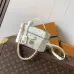 LV Vanity Chain Pouch Leather Crossbody Cosmetic Bag 11.5×6.5×19cm #B65053