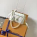 LV Vanity Chain Pouch Leather Crossbody Cosmetic Bag 11.5×6.5×19cm #B65053