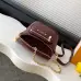 Louis Vuitton Coussin PM Crossbody Bag – Burgundy Monogram Empreinte Leather with Gold-Tone Hardware #B59165