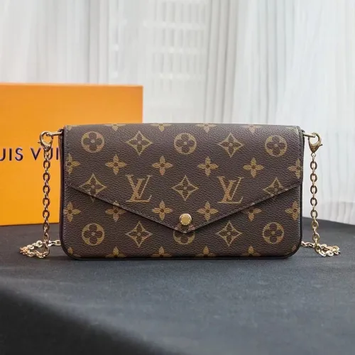 Louis Vuitton Félicie pochette Monogram Leather bag AAA Quality #9999926250
