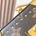 Louis Vuitton M13147 Slim Trunk Monogram Canvas Mini Chain Crossbody Handbag #B66003