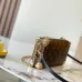 Louis Vuitton M13147 Slim Trunk Monogram Canvas Mini Chain Crossbody Handbag #B66003
