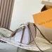 Louis Vuitton M27275 Express Mini Hobo Bag Pastel Purple Calfskin Monogram Trim Crossbody Handbag #B65982