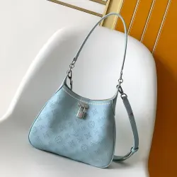 Louis Vuitton M28779 All Around Mahina Perforated Leather Shoulder Bag LV Lock Hardware Handbag #B65987