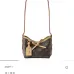 Louis Vuitton M2A711 Nano CarryAll Monogram Shoulder Crossbody Handbag #A67486