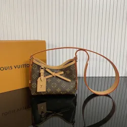 Louis Vuitton M2A711 Nano CarryAll Monogram Shoulder Crossbody Handbag #A67486