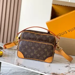 Louis Vuitton Monogram Nil Crossbody Messenger Bag M14016 | 17.5×11×25cm #A69517