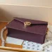 Louis Vuitton Mylockme Chain Wallet (3 Colors) – Burgundy/Black/Light Gray Monogram Empreinte Leather with Signature LV Lock #B59171