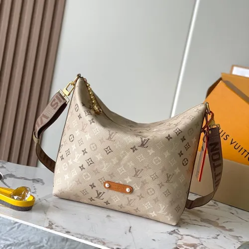 Louis Vuitton White Monogram Vagabond Large Hobo Bag M26931 #B66563