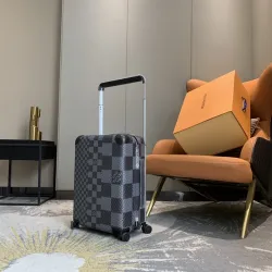 LV Stylish Patterned Rolling Luggage Premium Durable Travel Suitcases 20-inch #B59800