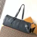 Louis Vuitton Black Calfskin Needle Duffle Bag M28000 #B66158