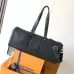 Louis Vuitton Black Calfskin Needle Duffle Bag M28000 #B66158