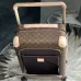 Louis Vuitton Classic Monogram Canvas Luggage in Brown and Black 20 inch #B46389