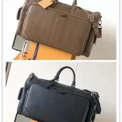 Louis Vuitton Glazed Leather Keepall Cargo 50 Travel Duffle M13992 #B66568