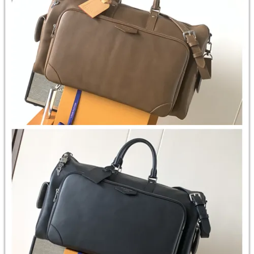 Louis Vuitton Glazed Leather Keepall Cargo 50 Travel Duffle M13992 #B66568