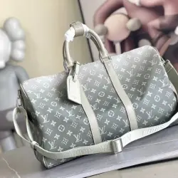 Louis Vuitton Keepall Bandoulière 50 Monogram Shadow Leather travel bag #B54790