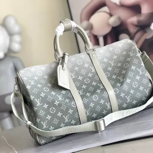 Louis Vuitton Keepall Bandoulière 50 Monogram Shadow Leather travel bag #B54790