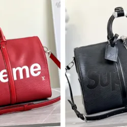 Louis Vuitton x Supreme Keepall Duffle Travel Bag M53419 | W45×H27×D20cm #A69507