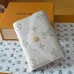 LV M28249 Compact Short Wallet | Monogram Embossed Leather | Green & Cream #B60900