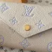 LV M28249 Compact Short Wallet | Monogram Embossed Leather | Green & Cream #B60900