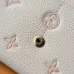 LV M60531 Monogram Empreinte Long Wallet - Cream Pink #B60902