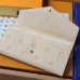 LV M60531 Monogram Empreinte Long Wallet - Cream Pink #B60902