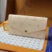 LV M60531 Monogram Empreinte Long Wallet - Cream Pink #B60902