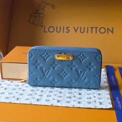 LV Monogram Empreinte Full Zip Around Wallet 17×11×2cm #B65043