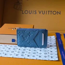 LV Romy Monogram Leather Card Holder Coin Purse 12×8cm #B65042