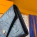 Louis Vuitton Envelope Wallet – Iridescent Navy Monogram Empreinte Leather (Rose Gold-Tone Hardware) #B58781