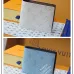 Louis Vuitton M14691 Chip Version Wallet - White/Blue Pattern (Chip-Enabled) #B59472