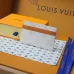 Louis Vuitton M14766 Chip Version Card Holder - Light Blue & White #B59462