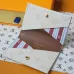 Louis Vuitton M14817 Chip Version Card Holder - White & Light Blue #B59463