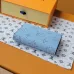 Louis Vuitton M14817 Chip Version Card Holder - White & Light Blue #B59463