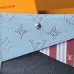 Louis Vuitton M14817 Chip Version Card Holder - White & Light Blue #B59463