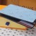 Louis Vuitton M15075 Chip Version Passport Cover - White/Blue Monogram Pattern #B59464