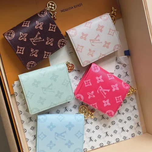 Louis Vuitton M26328 Compact Wallet - Monogram Coated Canvas (Multiple Colors Available) with Microchip #B60512