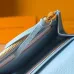 Louis Vuitton M27480 Rosali Sky Blue Empreinte Leather Snap Closure Coin Card Mini Wallet #B66010