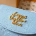Louis Vuitton M27480 Rosali Sky Blue Empreinte Leather Snap Closure Coin Card Mini Wallet #B66010